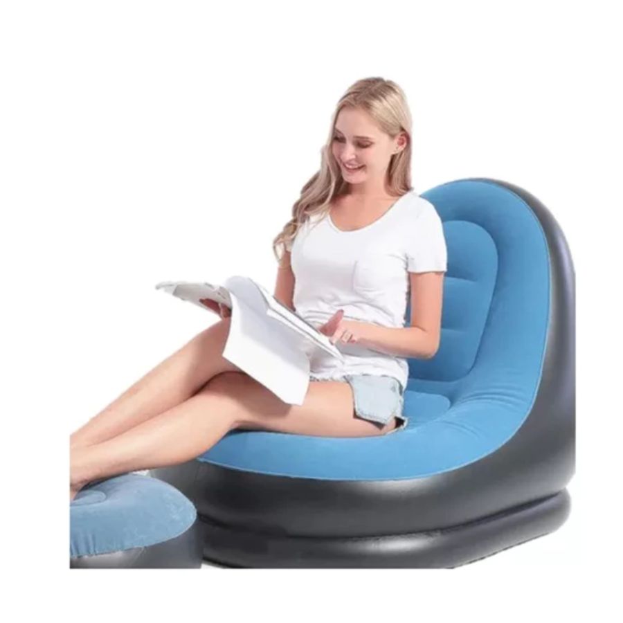 Silla Sofá Inflable Reposapiés Sillón